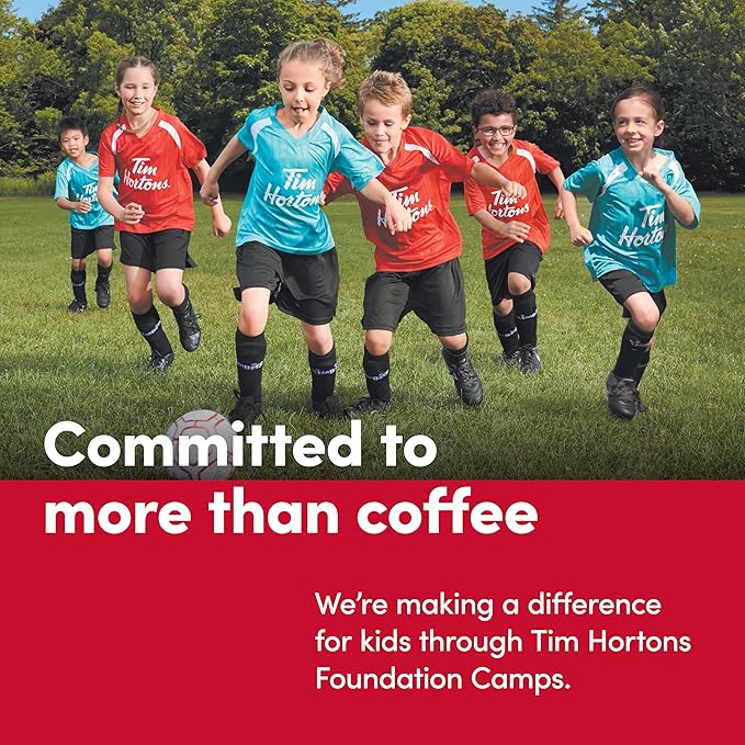 Tim Hortons Colombian, Medium-Dark Roast Ground Coffee, Perfectly Balanced, Always Smooth, Made with 100% Arabica Beans, 12 Ounce Bag
