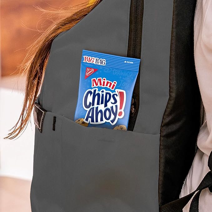 CHIPS AHOY! Mini Original Chocolate Chip Cookies, Big Bag, 12 - 3 oz Packs