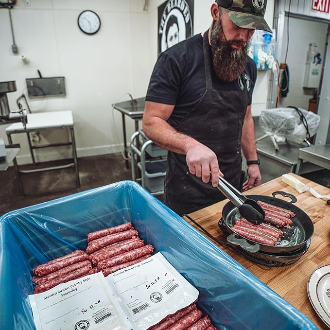 Bearded Butchers Sage Seasoning, 7 oz ??For Up to 25 lbs of Meat ??Perfect for Sausage, Meatballs, Pot Roasts, and More ??No MSG, No Sugar ??Ideal for Pork, Turkey, Beef, and Wild Game