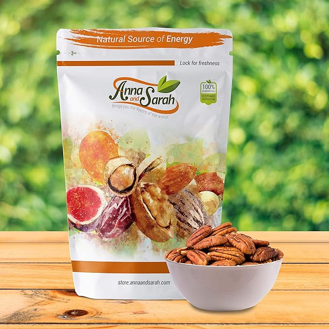 Anna and Sarah Shelled Pecans 4 Lbs, in Resealable Bag