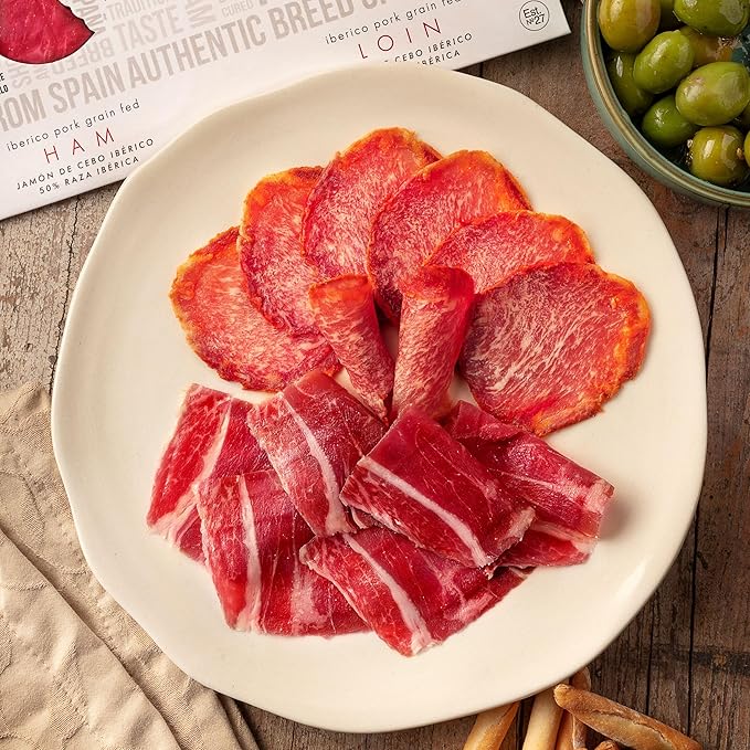 Spanish Cheese Assortment + Free Iberico Ham + Iberico Loin (2 oz total) by Fermin