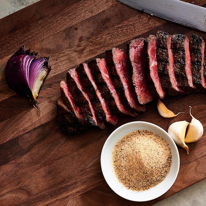 Portland Salt Co. Steak Salt & Spice Blend ??SPG Seasoning - Savory Mix of Sea Salt, Pepper & Garlic - Signature All-Purpose Gourmet Rub - Non-GMO, 4 Oz (Pack of 1)