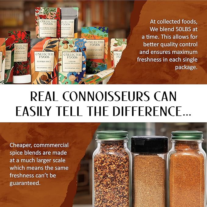 Premium Moroccan Harissa Spice Blend: Authentic Harissa Spice Blend Powder Hand Crafted Harissa Seasoning - Exclusive Small Batch Blend - 2 oz (1 Package)