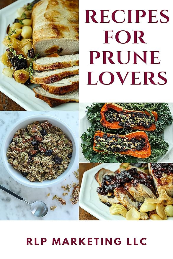 Sunsweet Prunes, Pitted Prunes Bundle, ONE 16 oz Canister of Dried Plums Plus "Recipes For Prune Lovers" - GREAT VALUE