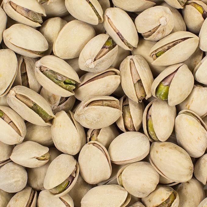Setton Farms Roasted and Salted Premium California Pistachios 2lb Bag Certified NonGMO Gluten Free Vegan & Kosher, Dry Roasted With Sea Salt, 32 Oz