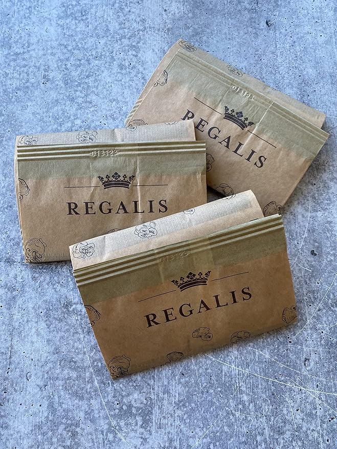 Regalis Microwavable Black Truffle Popcorn, Non-GMO Kernels, Real Black European Truffle, 3 Bags