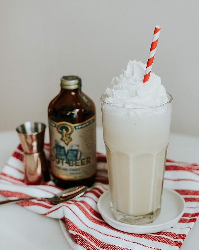 Portland Syrups Genuine Root Beer Syrup - Premium Beverage Concentrate for Authentic Cocktails, Soda, Ice Cream, Coffee Drinks, and More - 12 oz with 24 Servings (Pack of 2)