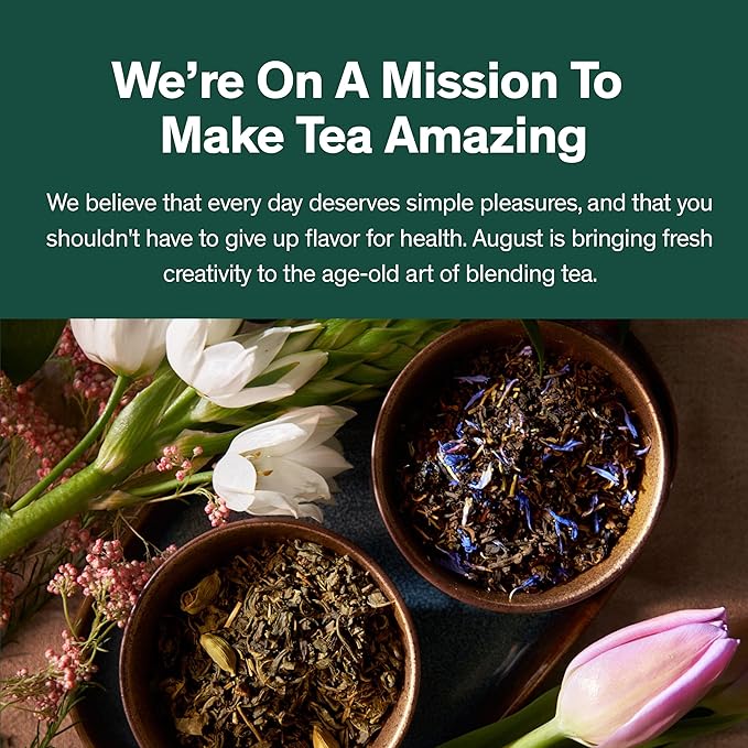 August Uncommon Painted Desert Black Tea ??Spicy and Rich Blend with Notes of Mexican Chili, Cinnamon, and Dark Cocoa ??Loose Leaf Tea Caffeinated for Daily Enjoyment in a Resealable Pouch (1.75oz)