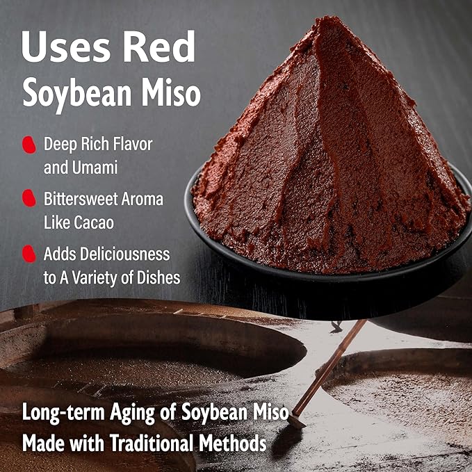 YAMASAN KYOTO UJI Japanese Dry Red Miso Seasoning, Freeze-Dried Red Miso Powder, Rich Flavor and Umami, No Additives, Vegan, Delicious Choice for Various Foods, Made in Japan 90g(3.17oz)