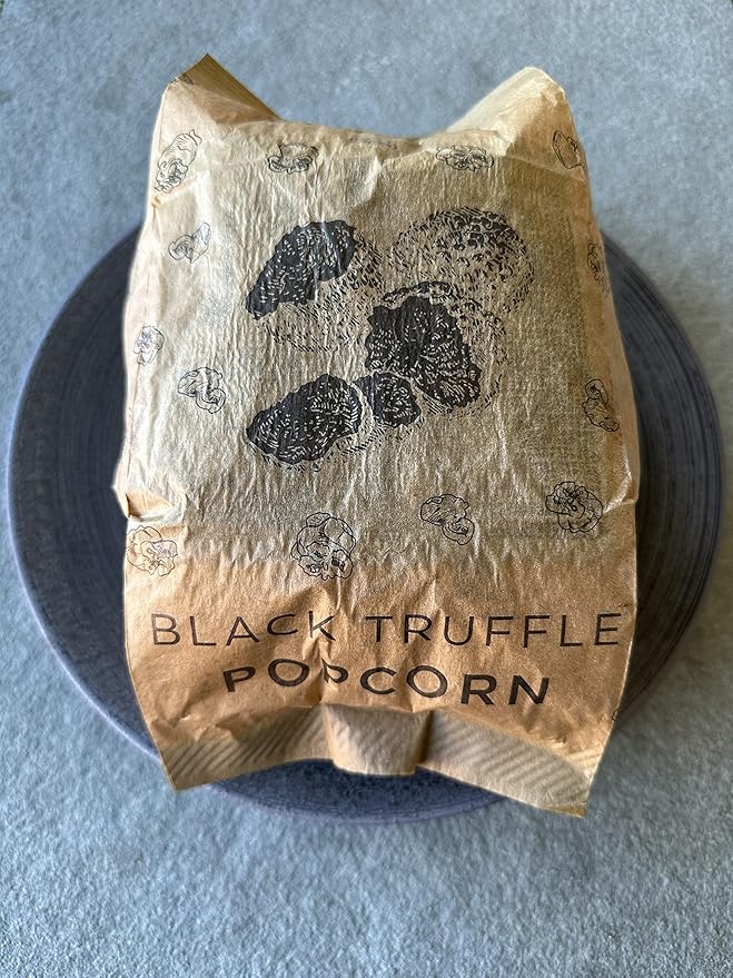 Regalis Microwavable Black Truffle Popcorn, Non-GMO Kernels, Real Black European Truffle, 3 Bags