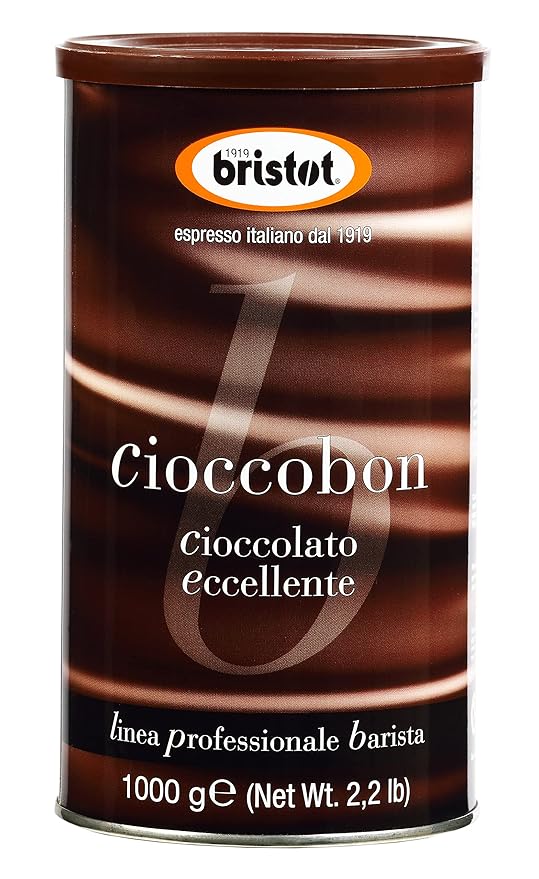 Bristot Cioccobon Cioccolato Eccellente | Premium Italian Hot Chocolate Mix | 2.2Lbs/1kg
