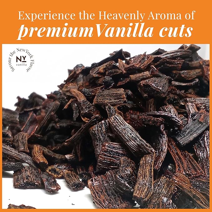 1 lb Vanilla Bean Splits, Cut From Whole Extract Grade B VanillaBeans For Making Vanilla Extract | Non-GMO. Perfect For Homemade Extract, Baking, VanillaPowder, & Icecream. by NYVanilla
