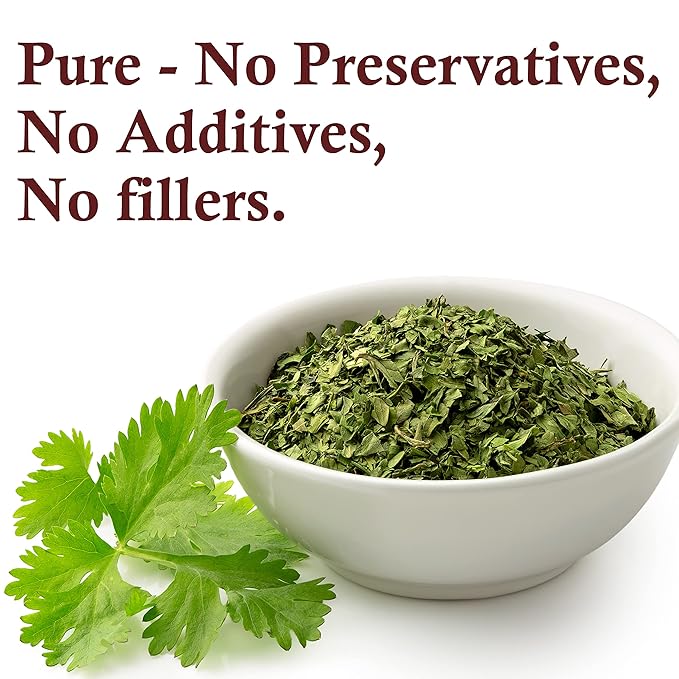 The Spice Way Cilantro Leaves - 1.25 oz - All-Natural Dried Cilantro Leaf Flakes, Perfect for Adding a Burst of Aroma and Taste to Your Cooking, Salads, and Salsas ??Dried Seasonings