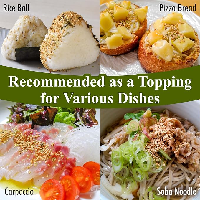 YAMASAN KYOTO UJI Japanese Wasabi Furikake Seasoning, Sesame-Soy Marinade, Wasabi Sharp Spicy and Umami, Delicious Flavor of Various Foods, Made in Japan,100g(3.5oz)