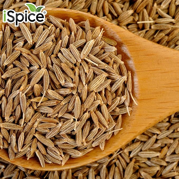 iSpice PREMIUM CARAWAY SEED | 6.2 Ounces Whole Caraway Seed Non-GMO No Fillers, No Agents, Black Caraway Seeds Essential Kitchen Herbs |5oz (140g)