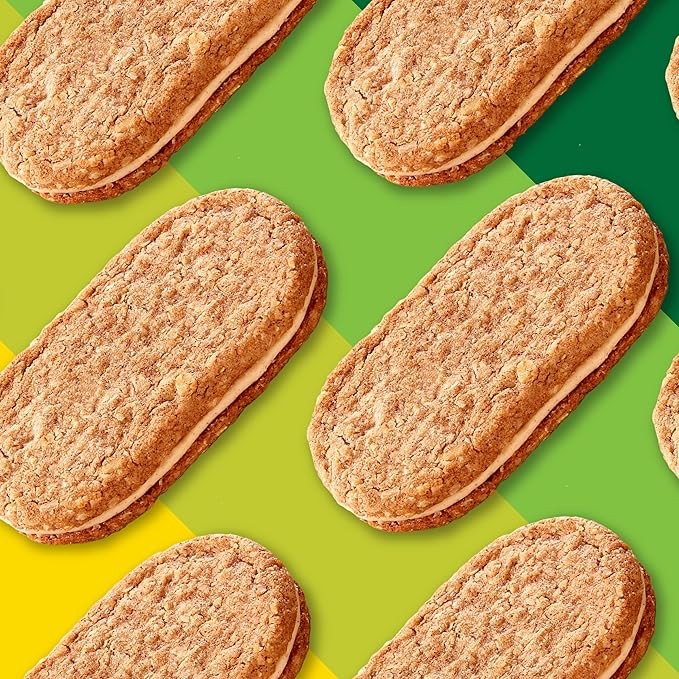 Nature Valley Biscuit Sandwiches, Cinnamon Almond Butter, 10 Bars, 13.5 oz (Pack of 6)