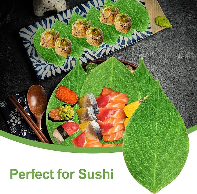 50 Pcs Green Leaf Parchment Paper & Cheese Paper ??50 Large (12") for Charcuterie Boards, Perfect for Party Decorations and Holiday Serving