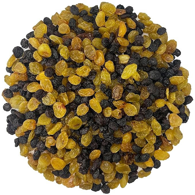 FirstChoiceCandy Jumbo Seedless Raisins Great Snacks (Mix Golden & Black, 5 Pound)