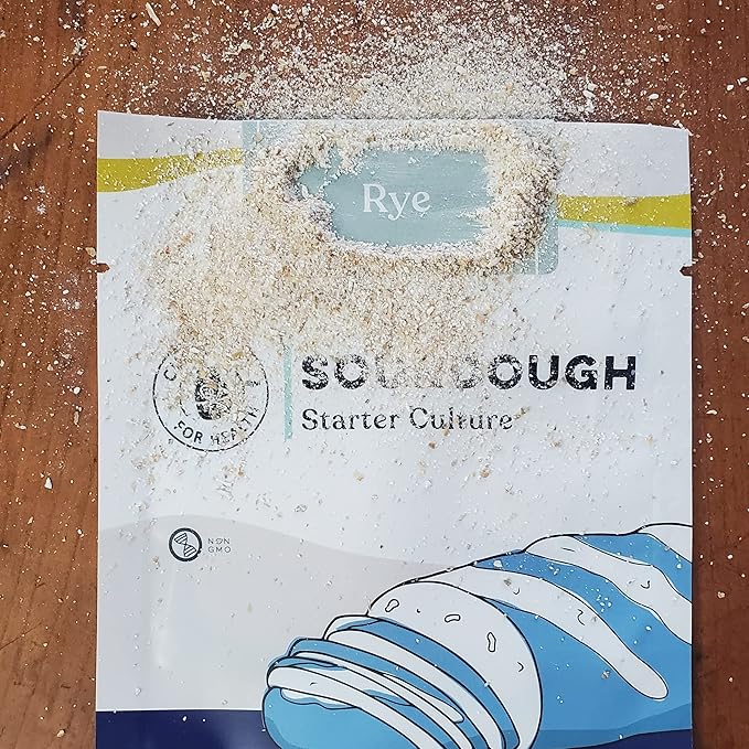 Cultures for Health Rye Sourdough Starter | Heirloom Style Dehydrated Culture for Baking Artisan Bread | DIY English Muffins, Noodles, Waffles, & More | Non-GMO Prebiotic Sourdough Bread