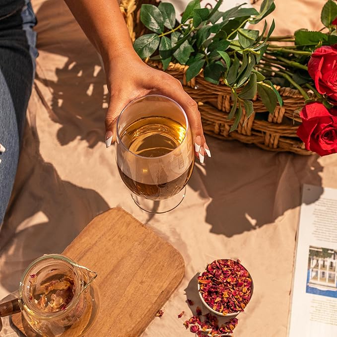 Dried Rose Petals - 100% Certified Organic - Herbs - Red Rose Petals for Loose Leaf Tea, Cocktails and Cakes - 4oz Resealable Bag - 1 Pack