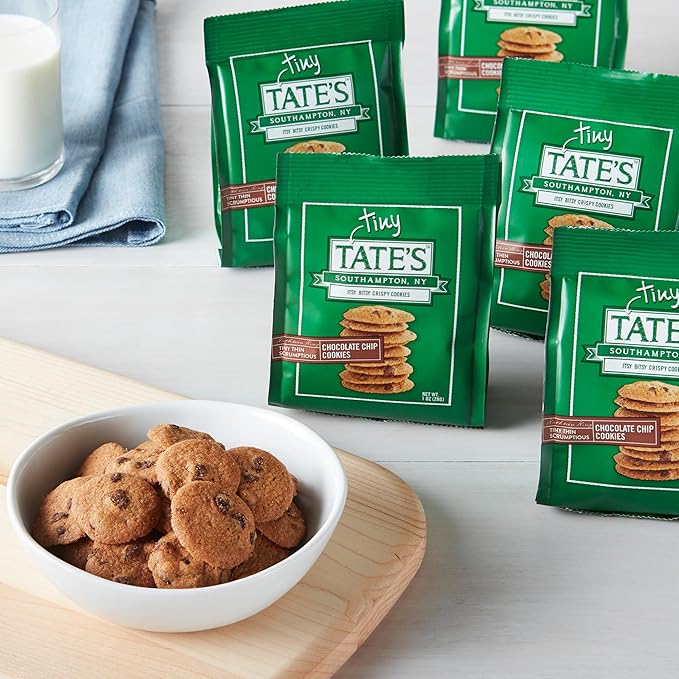 Tate's Bake Shop Tiny Chocolate Chip Cookies, 24 - 1 oz Bags