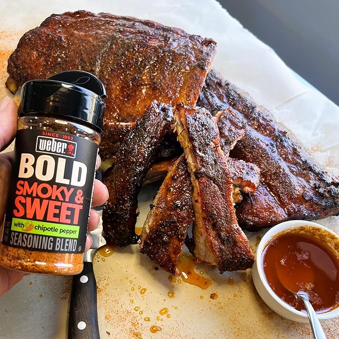 Weber BOLD Smokey & Sweet Seasoning Blend, 6.4 oz