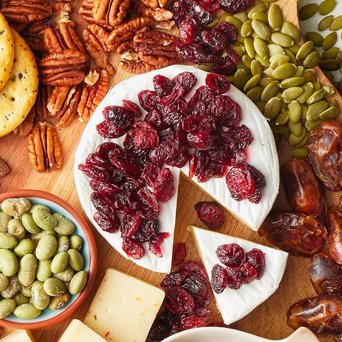 Yupik Dried Cranberries, 8 Oz, Gluten-Free, Kosher, Dried Fruits, Whole Cranberries, Lightly Sweetened, Healthy Snacks