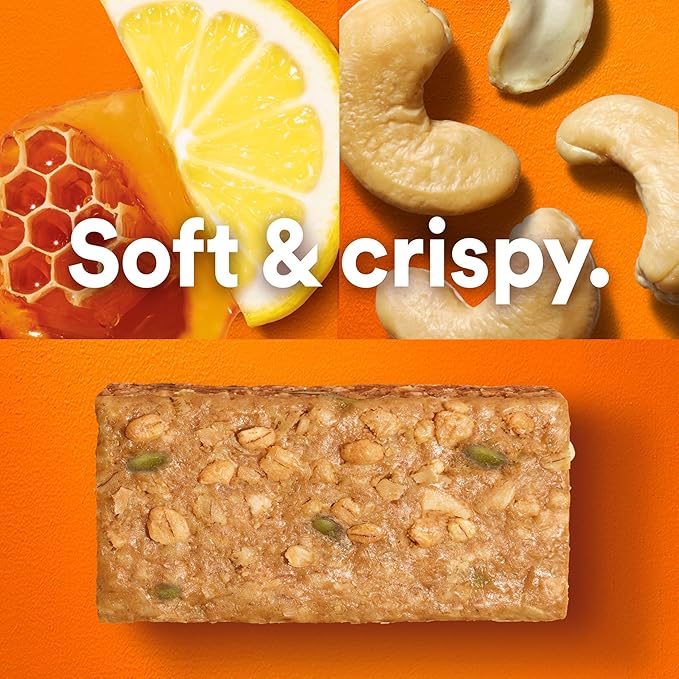 RXBAR Nut Butter and Oat Protein Bars, Protein Snacks, Snack Bars, Lemon Honey Cashew Butter (30 Bars)