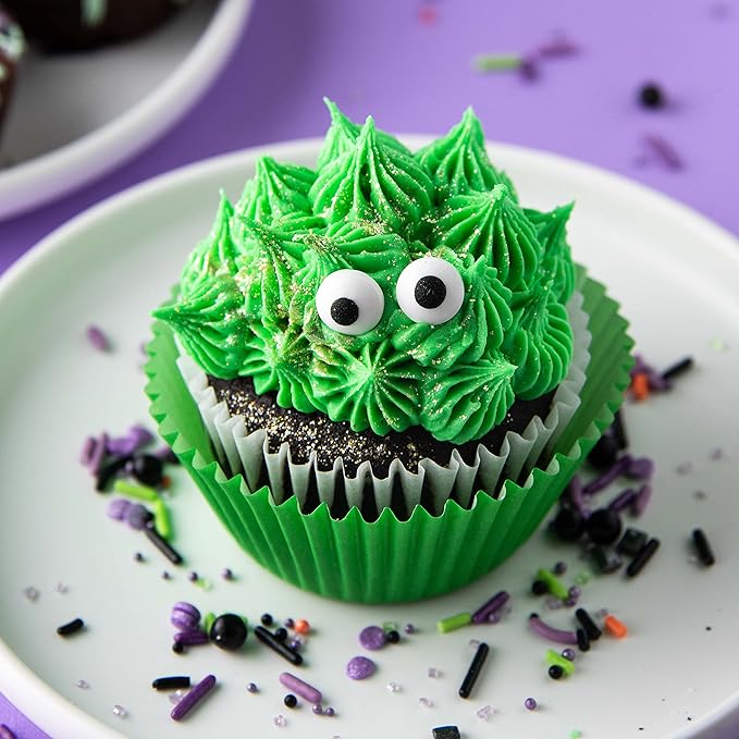 Sweets Indeed Halloween Eyeball Tacklebox ??2.53 oz Assorted Candy Eyeballs for Baking & Decorating ??18mm, 10mm & 3mm Edible Eyes for Cookies, Cupcakes & Cakes