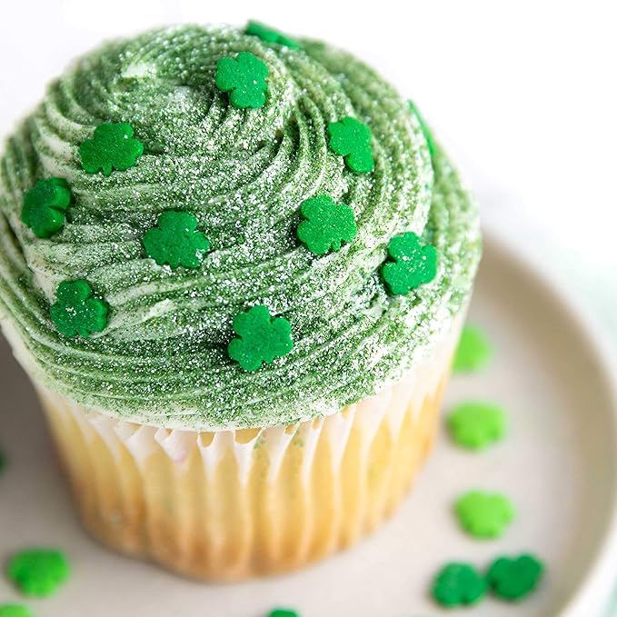Sweets Indeed, Edible Glitter, Perfect for Drinks, Cocktails, Beverages & Cake Decorating, Dessert Cake Topper, Gift, 4 grams (Green Edible Glitter)