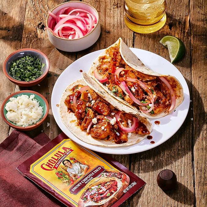 Cholula Smoky Chipotle Taco Seasoning Mix, 1 oz (Pack of 12)