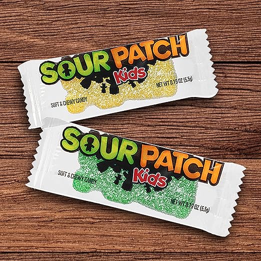 SOUR PATCH KIDS Big Kids Individually Wrapped Soft & Chewy Candy, Bulk Candy, School Snacks, 240 Count Box