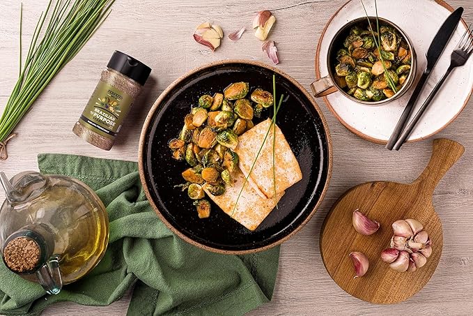 Brazilian Essence Gourmet Seasoning Set - 5 Unique Blends for Beef, Chicken, Seafood, Pork and All Purposes, Gluten-Free, Natural, Sugar Free, No Preservatives, Premium, Rich Flavor. Perfeito Seasoning.