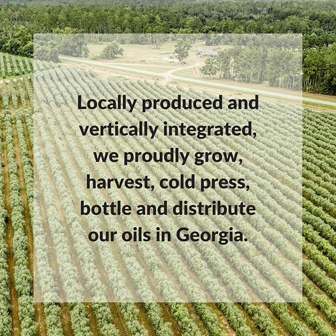 Fresh Press Farms Cold Pressed Extra Virgin Peanut Oil with Fresh Peanut Taste, 16.4 Fl Oz (Pack of 2), Georgian Grown, 100% American Made, Non-GMO, Gluten Free