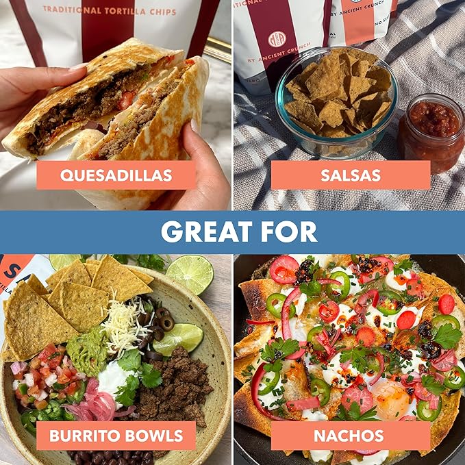 MASA Chips - Cobanero Tortilla Chips - Handmade Corn Tortillas - Spicy Chips & Snacks - Naturally Grown Yellow Corn, Made with Grass Fed Tallow, Sea Salt, Chili- 6 Pack 5 Ounce Each