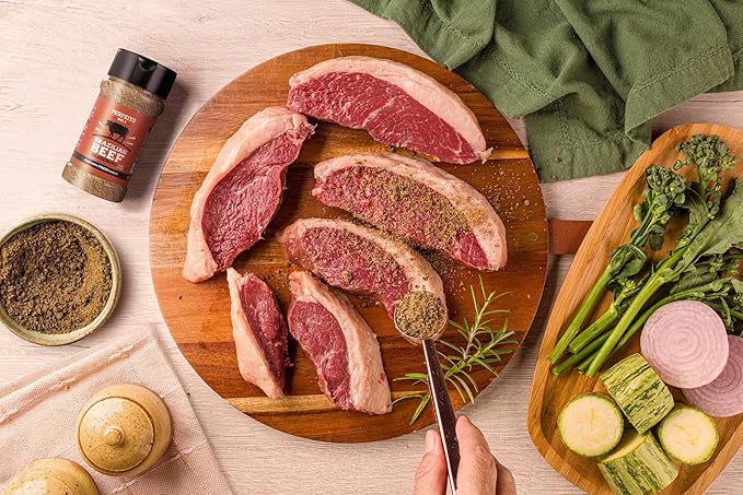 Brazilian Gourmet Seasoning Set for Meat & Poultry - 2 Units – Fresh Garlic, Gluten-Free Blend, Sugar Free, No Preservatives, Premium, Rich Flavor, PERFEITO NO.1 and NO.2
