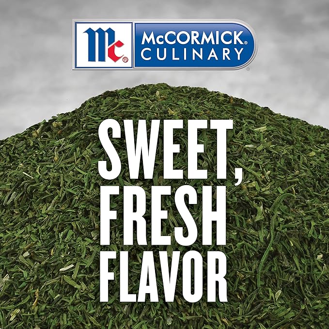 McCormick Culinary Dill Weed, 5 oz (Pack of 6) - Six 5 Ounce Containers of Dried Dill Weed Seasoning For Back of House Use, Best in Stuffings, Dips, Soups, Seafood and More
