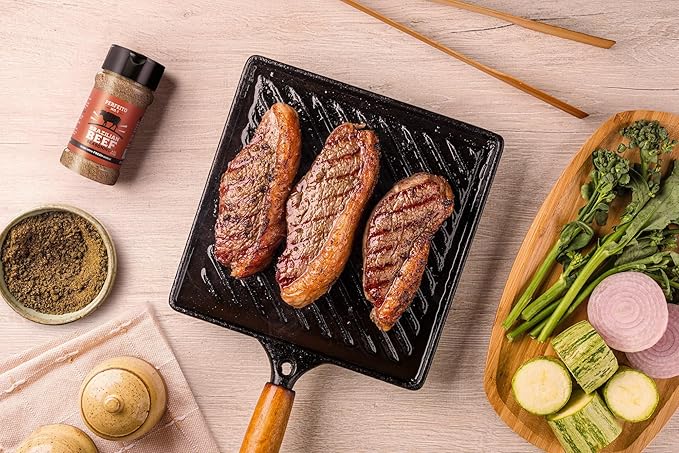 Brazilian Gourmet Seasoning Set for Meat & Poultry - 2 Units – Fresh Garlic, Gluten-Free Blend, Sugar Free, No Preservatives, Premium, Rich Flavor, PERFEITO NO.1 and NO.2