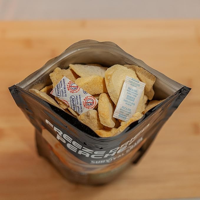 Survival Grocery Freeze Dried Peaches ??All-Natural, No Added Sugar or Preservatives, Rich in Vitamin C & Fiber, Long Shelf Life, Healthy Snack for Yogurt, Smoothies, Baking & On-the-Go (18 oz./3 Bags)
