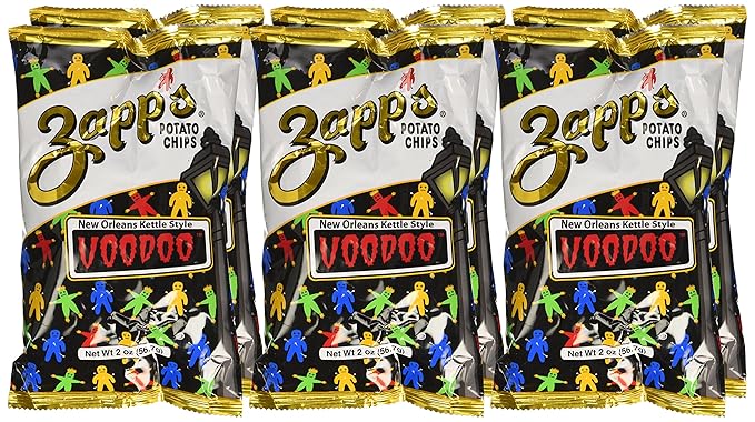 Zapps Potato Chips - Voodoo - 2 oz (Pack of 6)