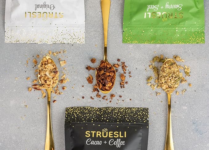 Struesli - Granola Redefined | No Sweeteners | No Grains | Keto Friendly | Paleo Friendly (Variety)