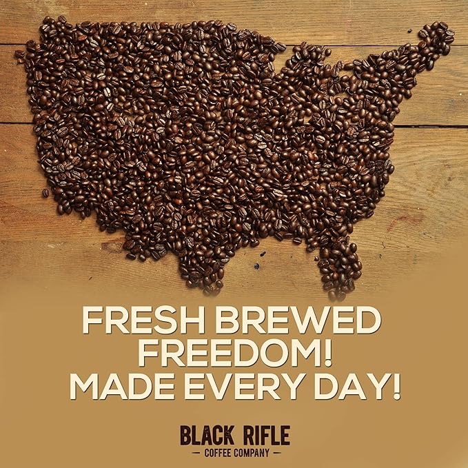 Black Rifle Coffee Company Salty Caramel, Medium Roast Ground Coffee, 11 OZ Bag