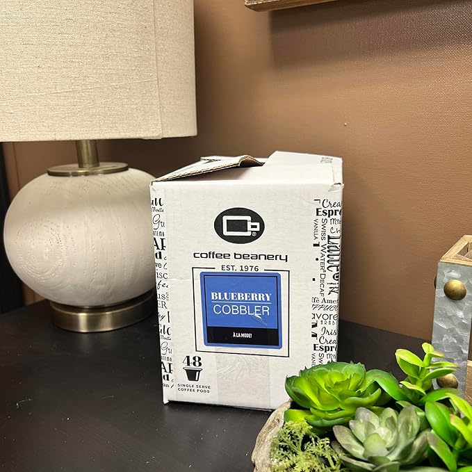Blueberry Cobbler Coffee Pods by Coffee Beanery | 96ct Bulk Medium Roast Arbica Coffee