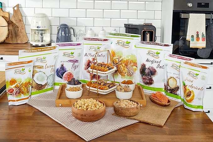 Anna and Sarah Dried Organic Mango, No Sugar Added, No Preservatives, Al-Natural, Premium Quality in Resealable bag 8 Oz