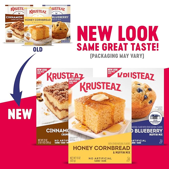 Krusteaz Traditional Light & Flaky Pie Crust Mix, 20 Ounce (Pack of 6)