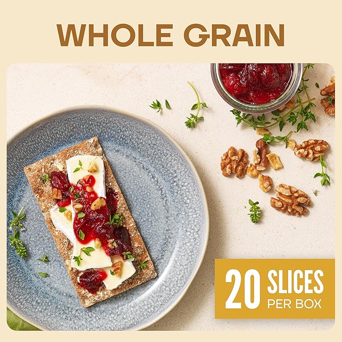 Wasa Whole Grain Crispbread, 9.2 oz (Pack of 12), Crackers, Non-GMO Ingredients, Fat Free, Made with 100% Whole Grains