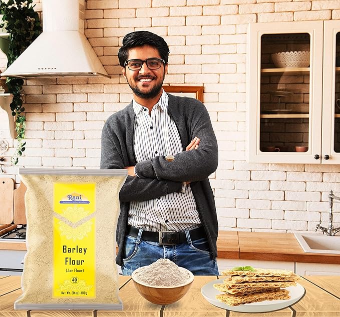 Rani Barley (Jav) Flour 14oz (400g) ~ All Natural | Gluten Friendy | Stone Ground | Vegan | NON-GMO | Kosher | Indian Origin
