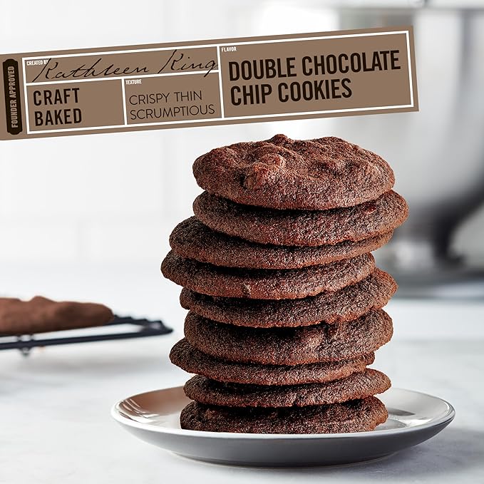 Tate's Bake Shop Double Chocolate Chip Cookies, 4 - 7 oz Bags