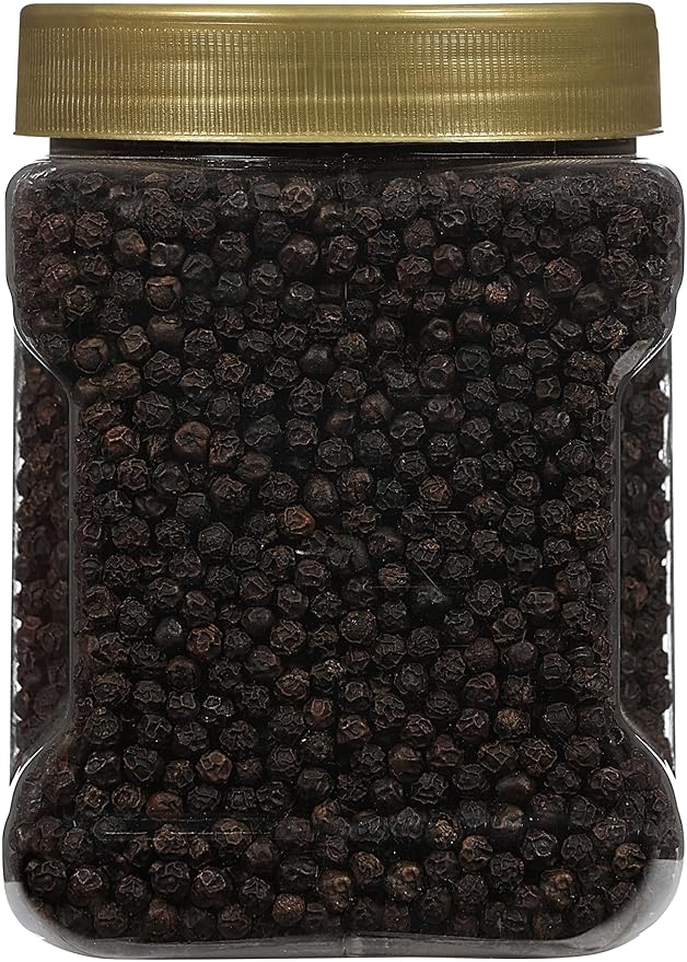 Rani Black Pepper Whole (Peppercorns), Premium MG-1 Grade 16oz (1lb) 454g Bulk PET Jar ~ All Natural | Gluten Friendly | Non-GMO | Kosher | Product of Vietnam | Perfect size for Grinders!