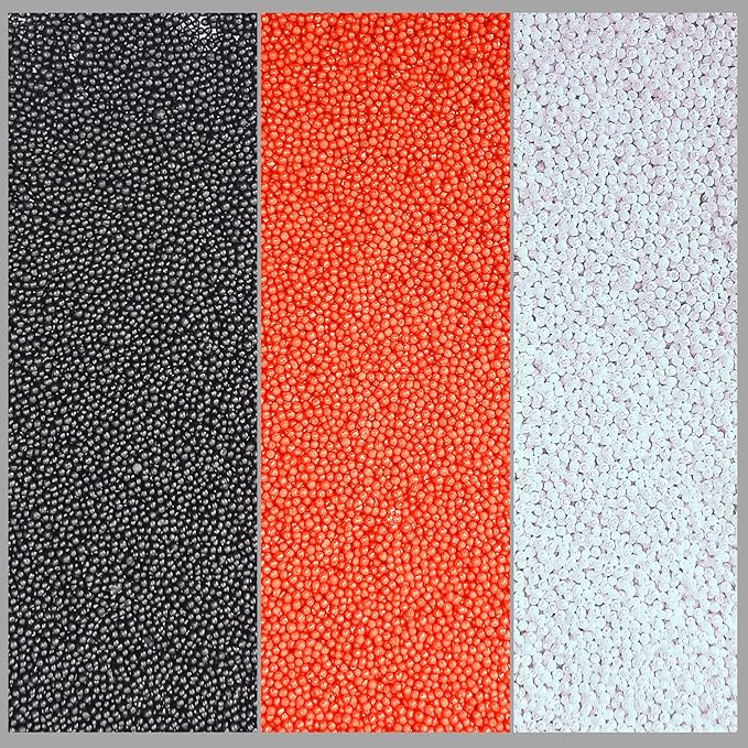 Confect Graveyard Bash Sprinkles ??Edible Mix of Orange, Black Pearls & Jimmies with Candy Eyeballs ??Scary Halloween Sprinkles for Cupcakes, Cookies, Cakes & Spooky Dessert Decoration- 5 Oz